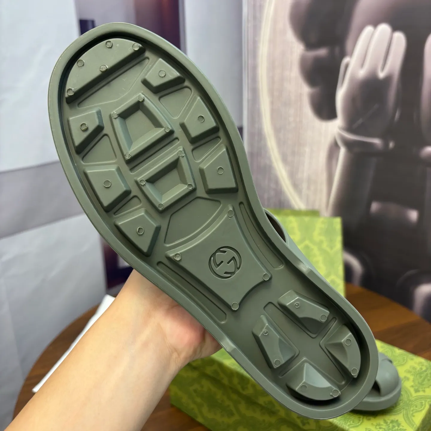Men's shoes 260💰 [Gucci] Counter quality, top-quality original goods, real photos! Original TPU material, fine workmanship, comfortable; genuine 1:1 replica Size: 36 ~ 46
